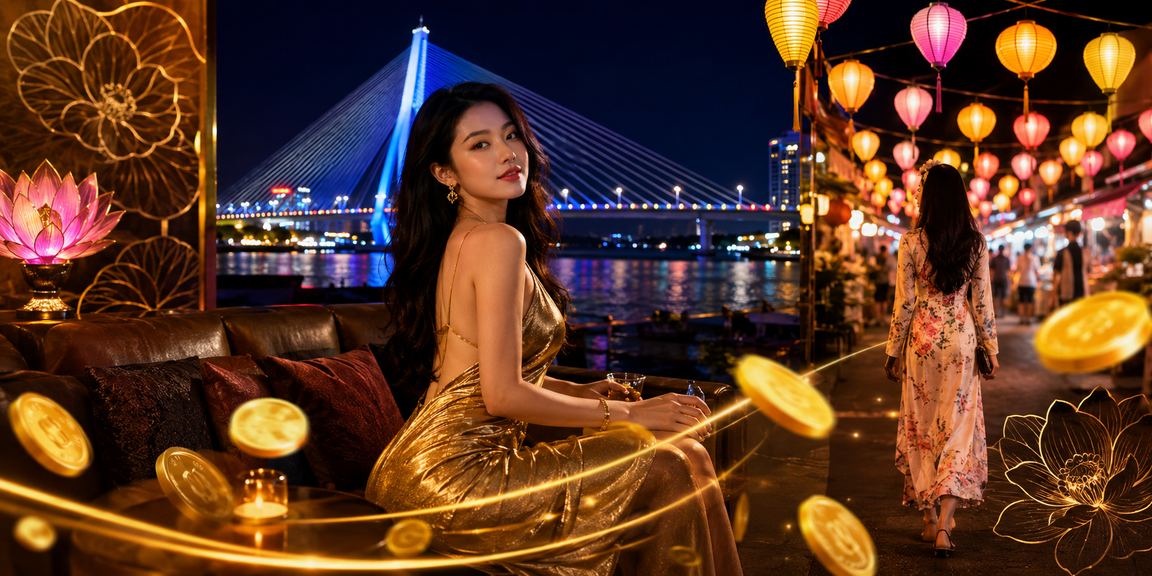 Không khí chợ đêm và casino tại Cần Thơ
