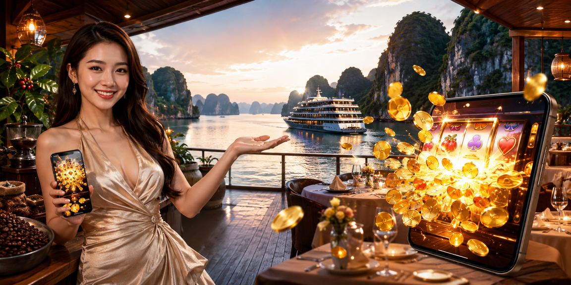 Slot game truyền thống với chủ đề Vịnh Hạ Long