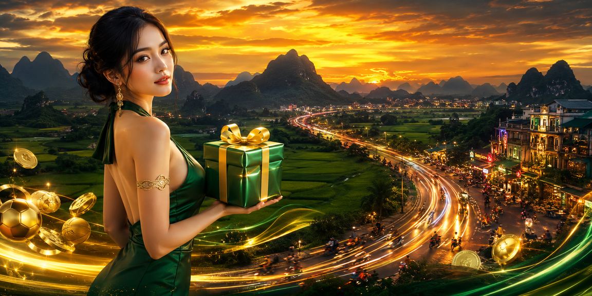 Màn hình neon cá cược thể thao tại Ninh Bình về đêm